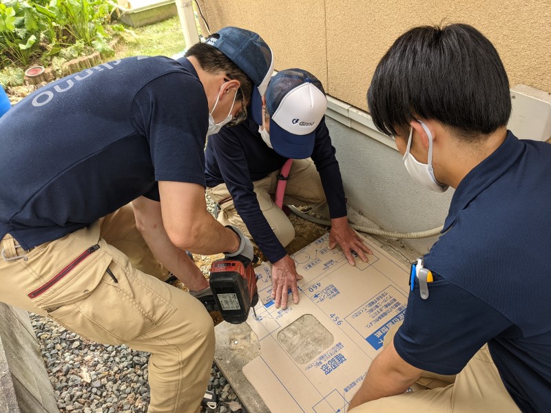 温水器からエコキュートに取替