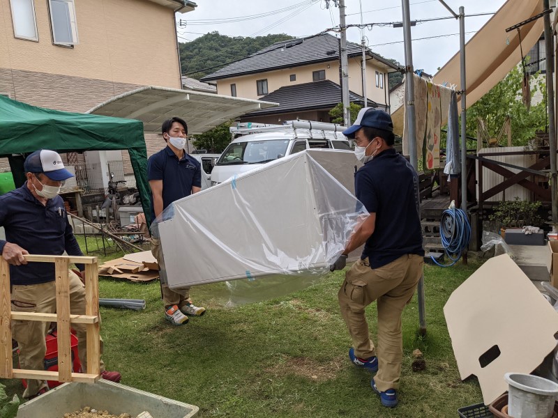 温水器からエコキュートに取替